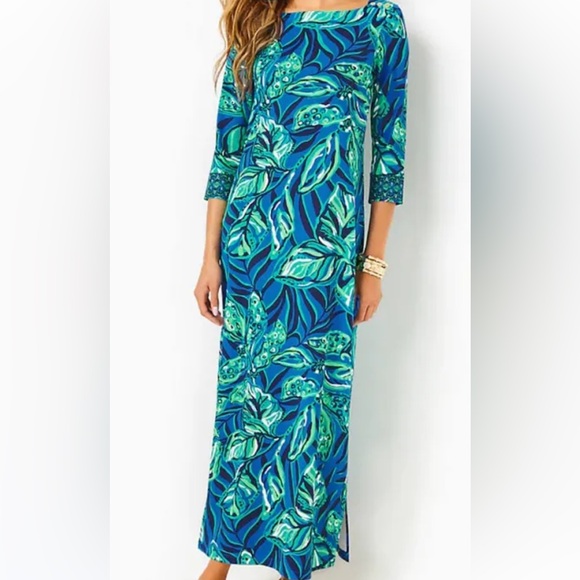 Lilly Pulitzer Dresses & Skirts - Lilly Pulitzer Seralina Maxi dress in Shady Gator